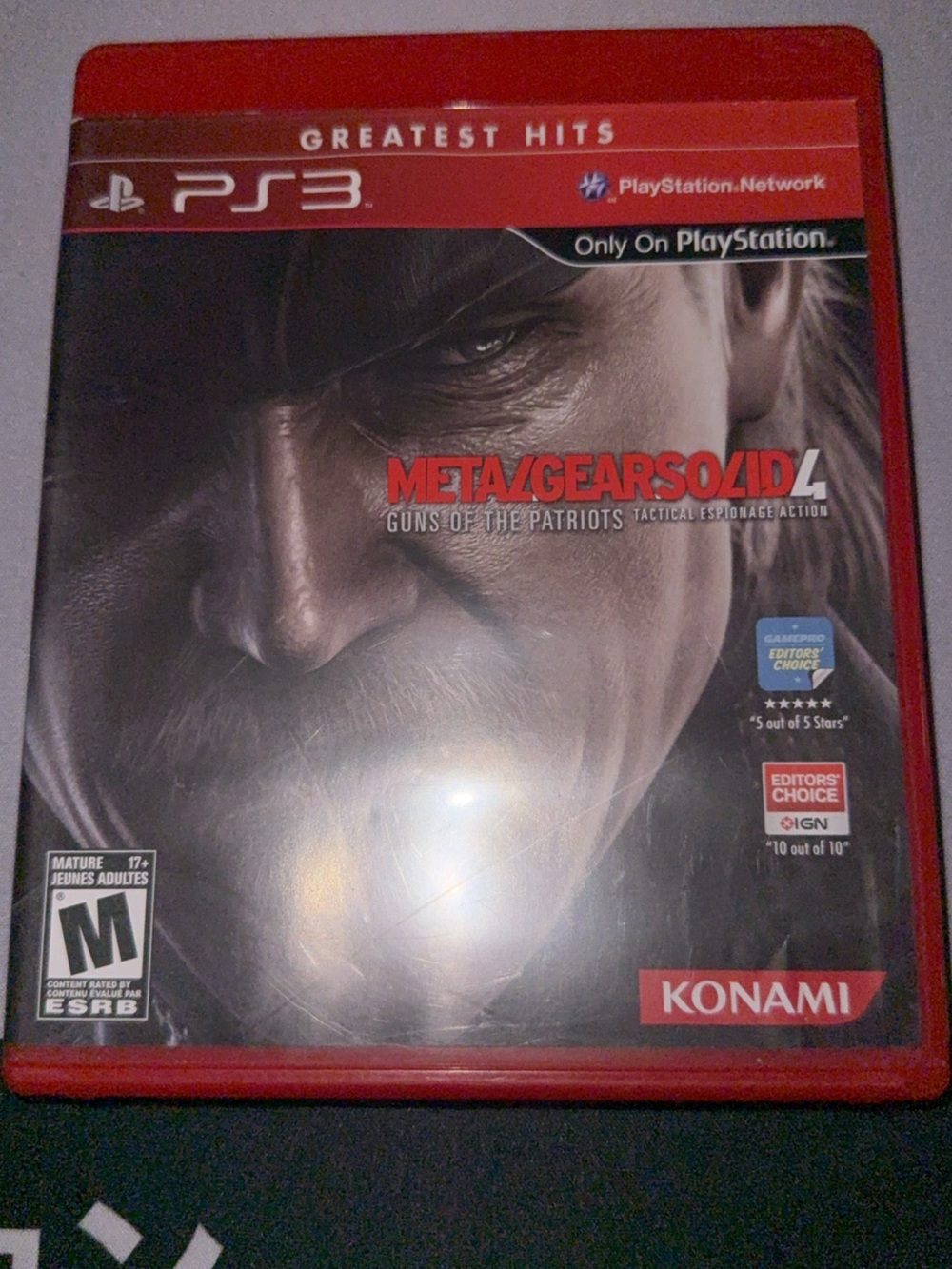 Metal Gear Solid 4 Game for Sony PS3